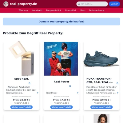 Screenshot real-property.de