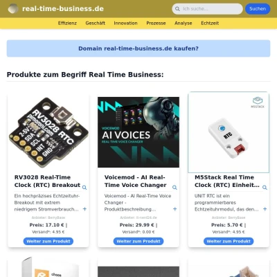 Screenshot real-time-business.de