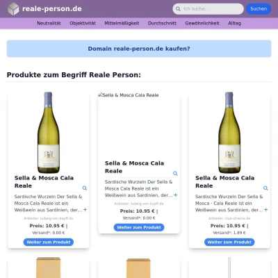 Screenshot reale-person.de
