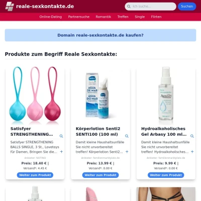 Screenshot reale-sexkontakte.de