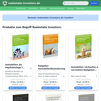 Screenshot realestate-investors.de