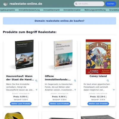 Screenshot realestate-online.de