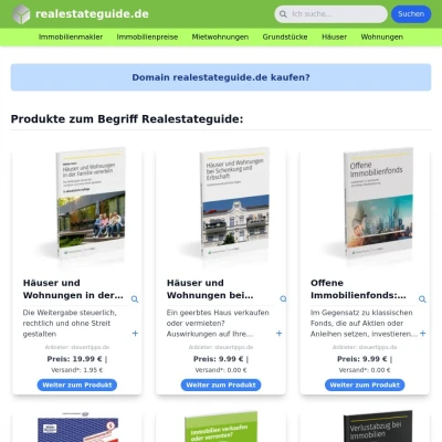 Screenshot realestateguide.de