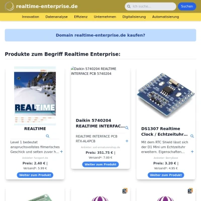 Screenshot realtime-enterprise.de