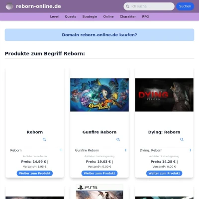 Screenshot reborn-online.de