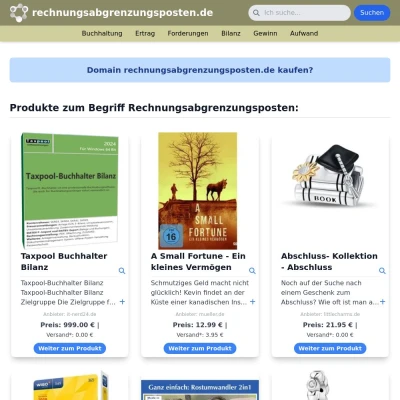 Screenshot rechnungsabgrenzungsposten.de