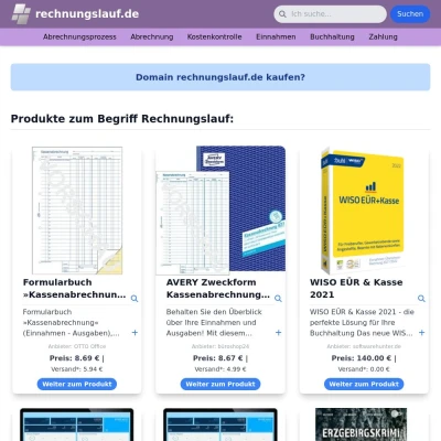 Screenshot rechnungslauf.de