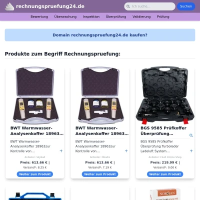 Screenshot rechnungspruefung24.de