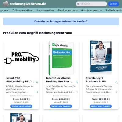 Screenshot rechnungszentrum.de