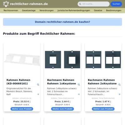 Screenshot rechtlicher-rahmen.de