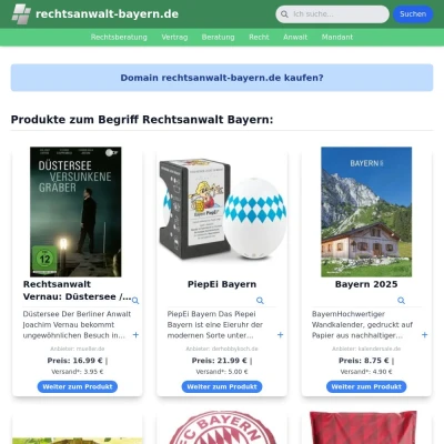 Screenshot rechtsanwalt-bayern.de