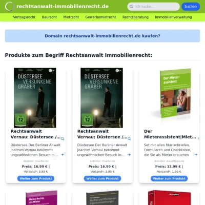 Screenshot rechtsanwalt-immobilienrecht.de