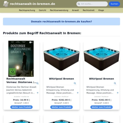 Screenshot rechtsanwalt-in-bremen.de