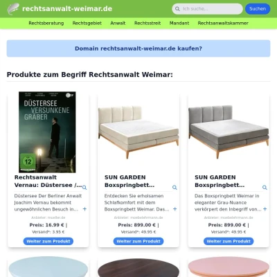 Screenshot rechtsanwalt-weimar.de