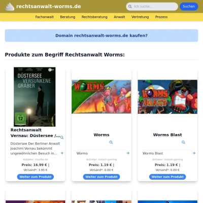 Screenshot rechtsanwalt-worms.de