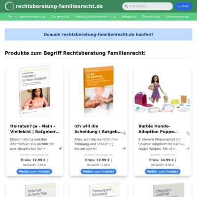 Screenshot rechtsberatung-familienrecht.de