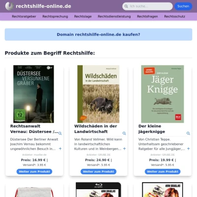 Screenshot rechtshilfe-online.de