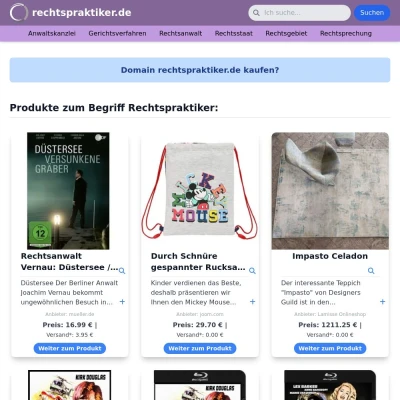 Screenshot rechtspraktiker.de