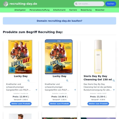 Screenshot recruiting-day.de