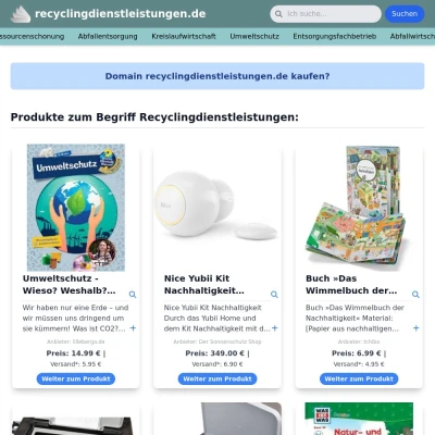 Screenshot recyclingdienstleistungen.de