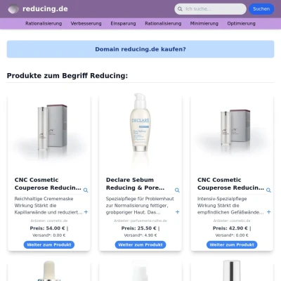Screenshot reducing.de