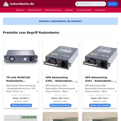 Screenshot redundante.de