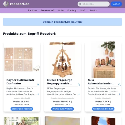 Screenshot reesdorf.de