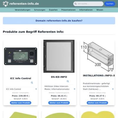 Screenshot referenten-info.de