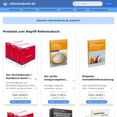 Screenshot referenzbuch.de