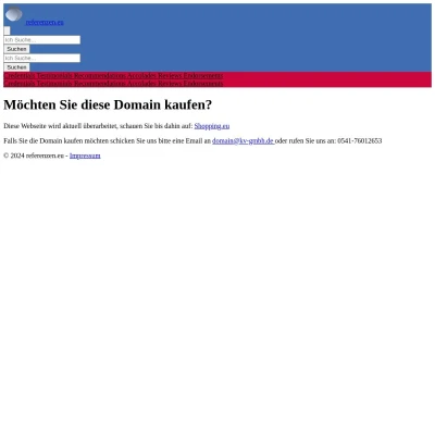 Screenshot referenzen.eu