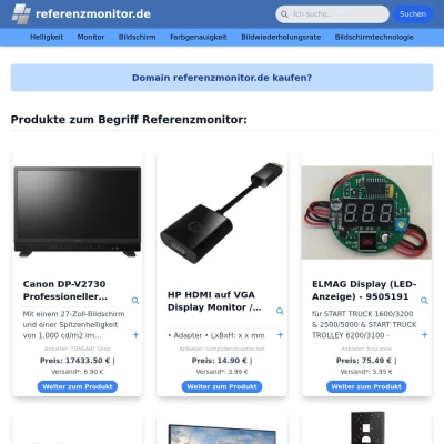 Screenshot referenzmonitor.de