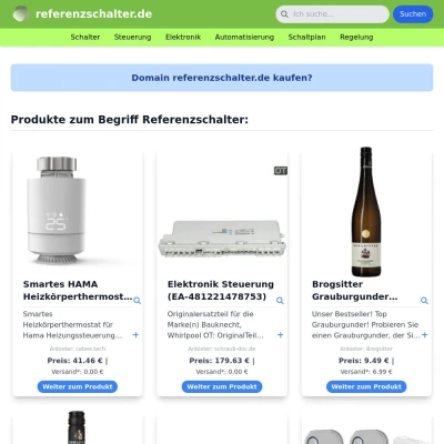 Screenshot referenzschalter.de