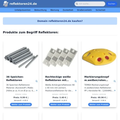 Screenshot reflektoren24.de