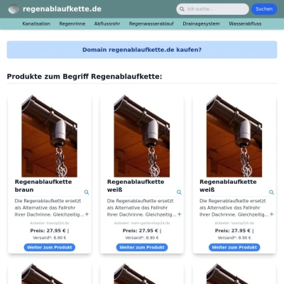 Screenshot regenablaufkette.de