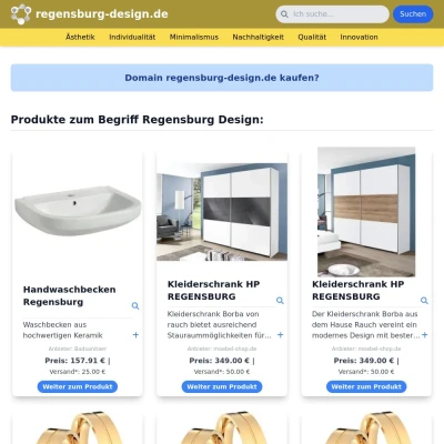Screenshot regensburg-design.de