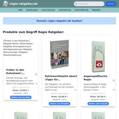 Screenshot regio-ratgeber.de