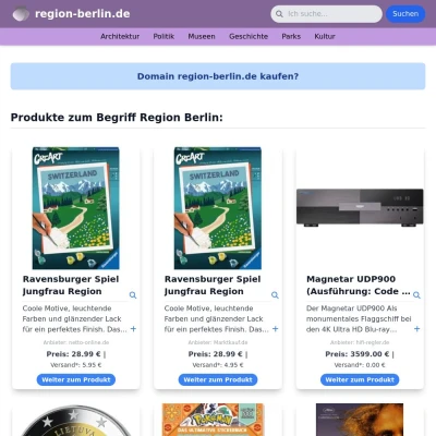 Screenshot region-berlin.de