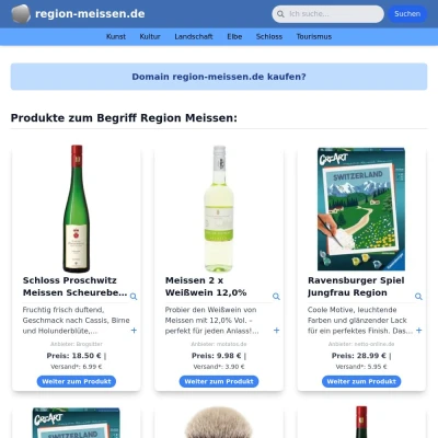Screenshot region-meissen.de