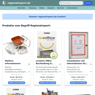 Screenshot regionalreport.de