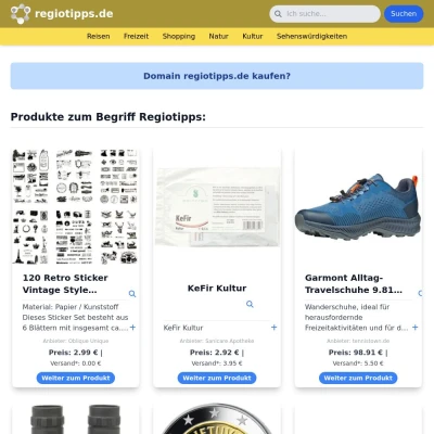 Screenshot regiotipps.de