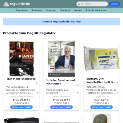 Screenshot regulativ.de