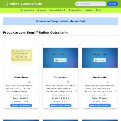 Screenshot reifen-gutschein.de