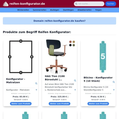 Screenshot reifen-konfigurator.de