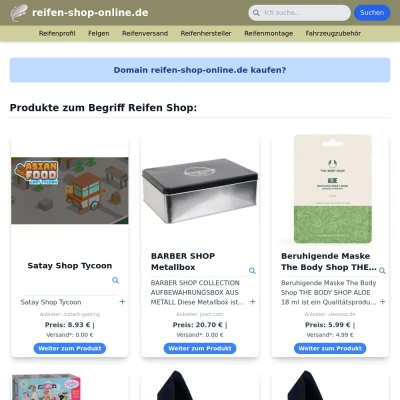 Screenshot reifen-shop-online.de