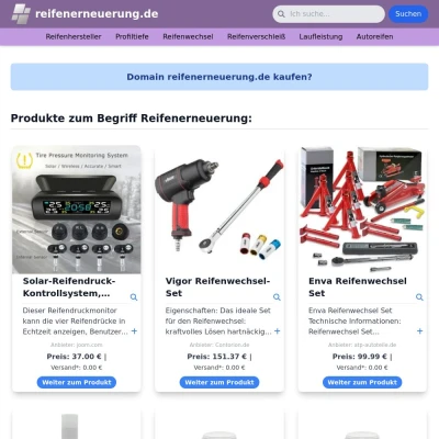 Screenshot reifenerneuerung.de