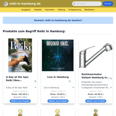 Screenshot reiki-in-hamburg.de