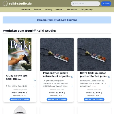 Screenshot reiki-studio.de