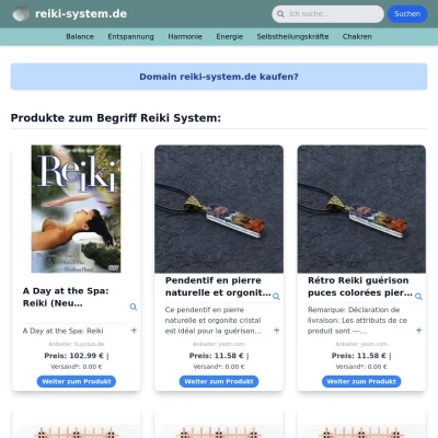 Screenshot reiki-system.de