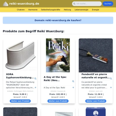 Screenshot reiki-wuerzburg.de