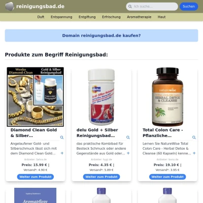 Screenshot reinigungsbad.de